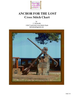 ANCHOR  FOR THE LOST  - cross stitch chart