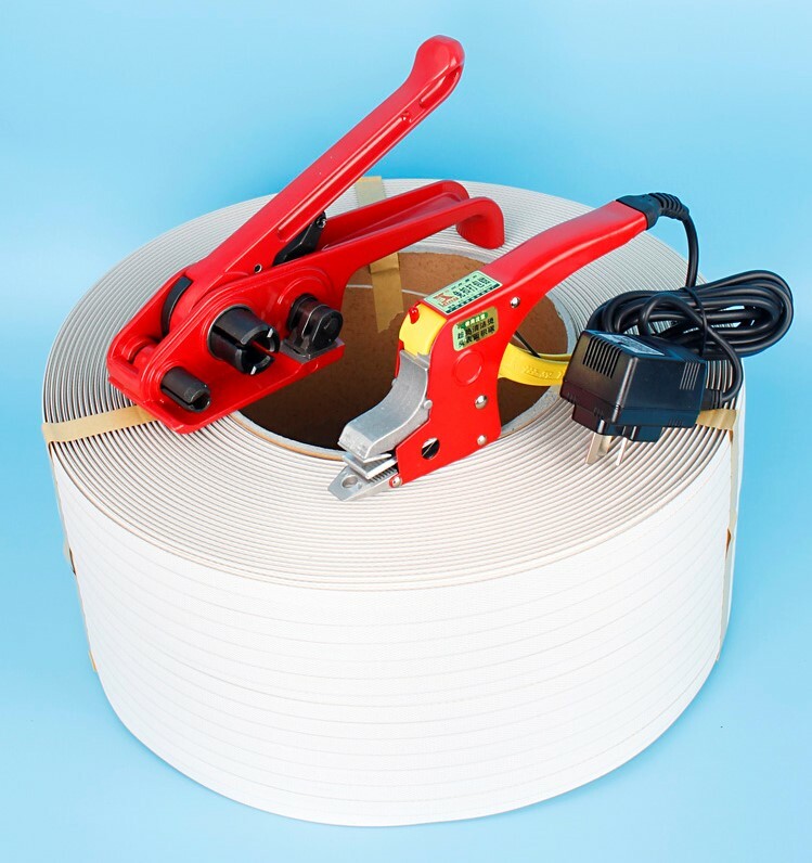 BuckleLess Packing Strapping Machine +Tensioner + 1000m Strapping Tool