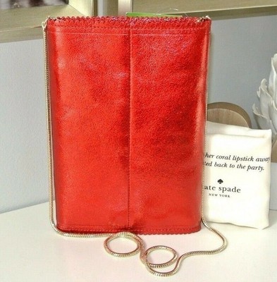 NWT Kate Spade Hot Stuff Crossbody Hot Sauce pack Extra Spicy Novelty bag Red