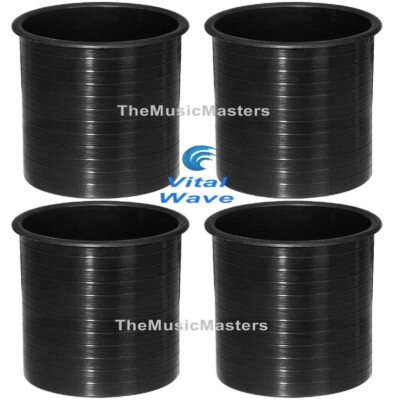 (4) X-Large Speaker Port Tubes 6 x 6 Deep Woofer Subwoofer Sub Box Vent VWLTW