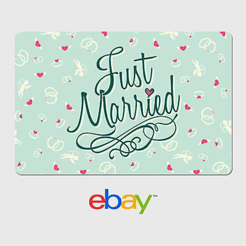 eBay Digital Gift Card - Wedding Hearts Email delivery