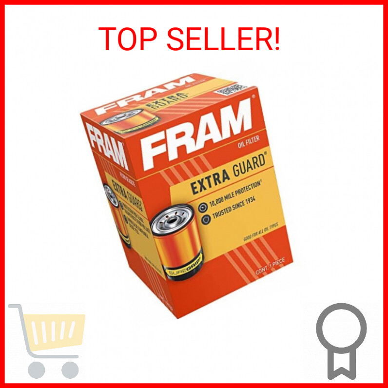 FRAM Extra Guard PH3387A, 10K Mile Change Interval Spin-On O