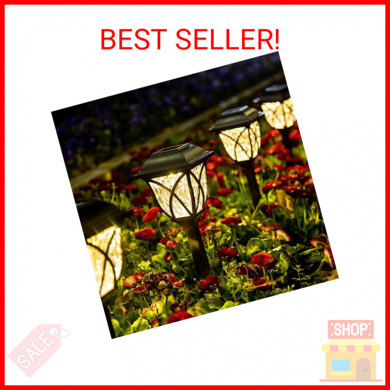 Outdoor Waterproof, 6 Pack Led Solar Garden Lights, Solar