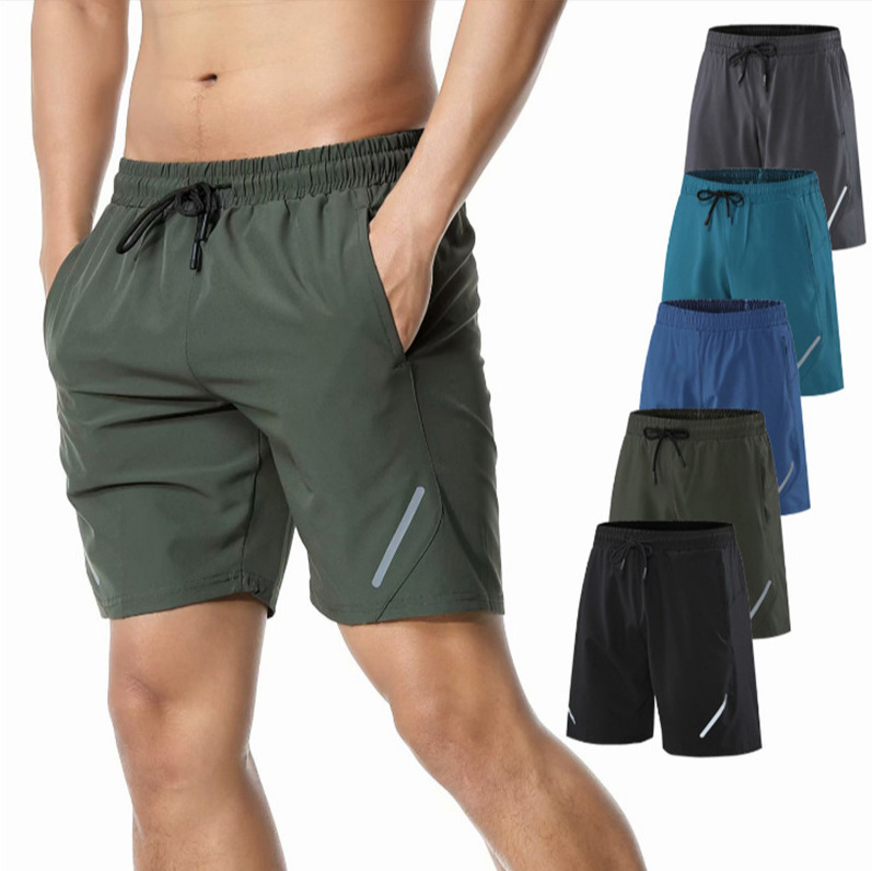 Men Loose Casual Shorts Basketball Sports Gym Fitness Mesh Pants Workout Summer