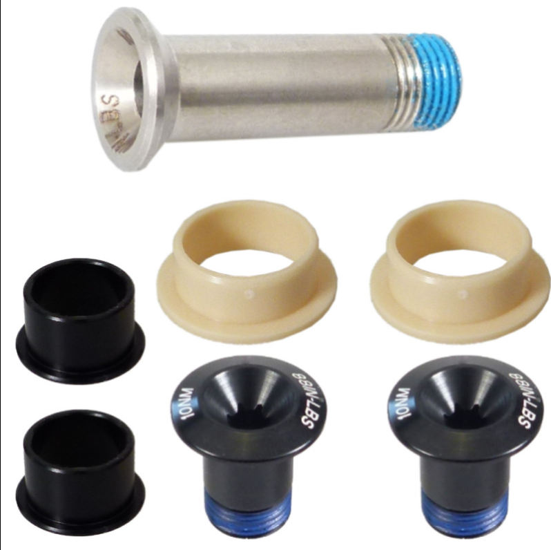 パーツ tako Voodoo Lowering Top Triple Clamp Clip-Ons Kit for Kawasaki