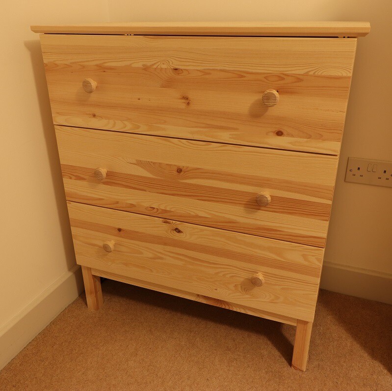 Chest Of 3 Drawers Tarva Model From Ikea In Swindon Wiltshire