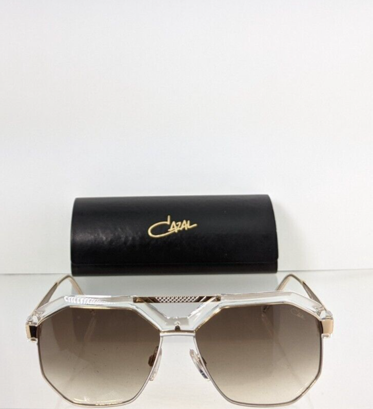 Pre-owned Cazal Brand Authentic  Sunglasses Mod. 9092 Col. 004 Gold 62mm 9092 Frame In Brown