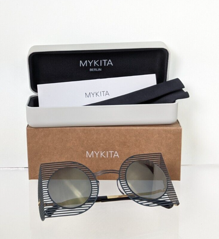 Pre-owned Mykita Brand Authentic  Studio 1.3 Col. 926 41mm Matte Navy Frame In Gray