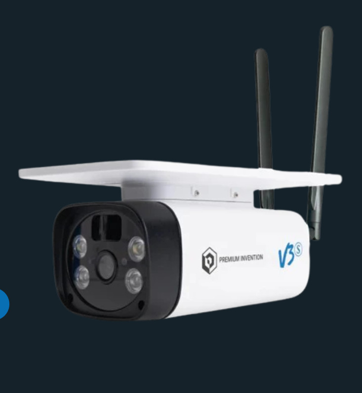 Premium Invention Wireless Solar Outdoor Security Camera V3S - 4G
