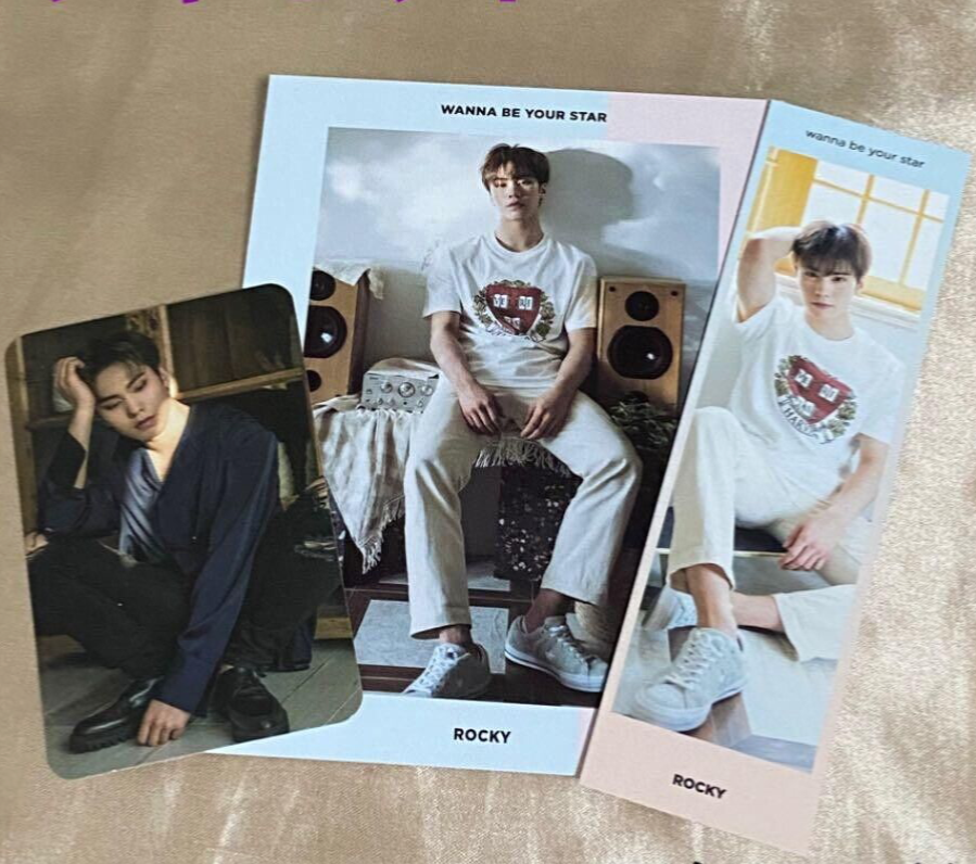 ASTRO photo book wanna be your star Rocky photo card set of