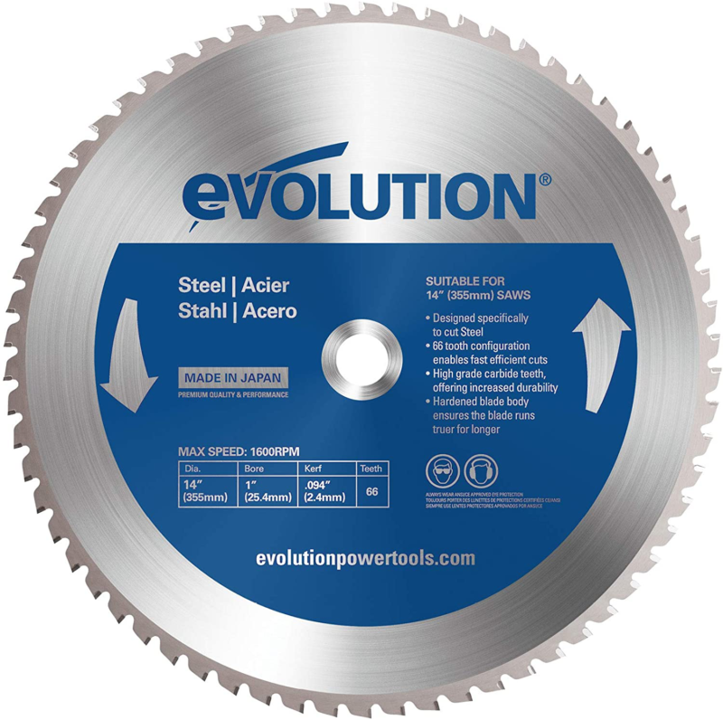 Steel Cutting Saw Blade Carbide 14 In Power Tools Electrical Chop Metal Circular
