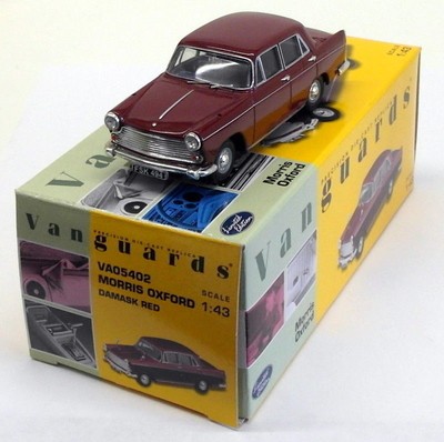 Vanguards 1/43 Scale Diecast VA05402 Morris Oxford Damask Red