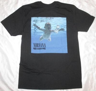 Nirvana Nevermind Black T-Shirt Men's Extra Large XL Rock New