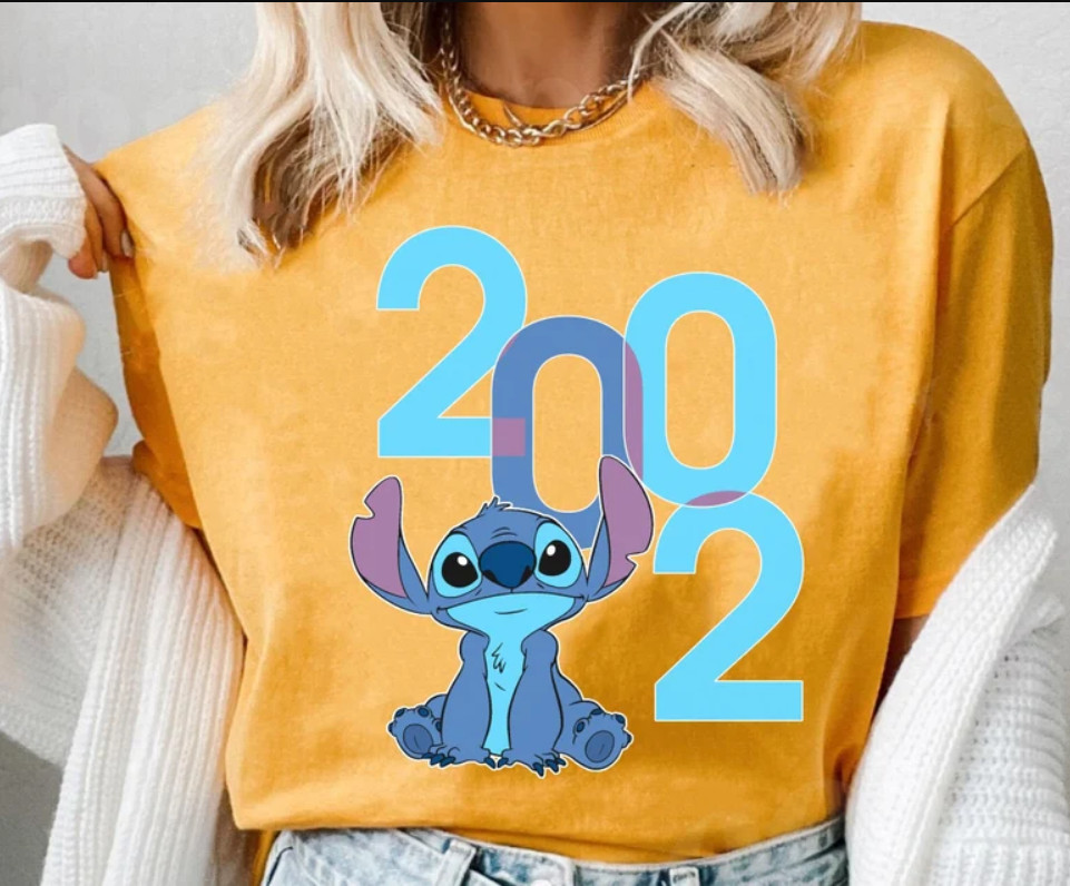 Retro Stitch Est 2002 US Shirt, Lilo And Stitch Disney T-SHIRT