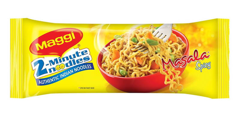 Maggi Masala 2-Minute Noodles India Snack - (280 Grams) 8 Pa