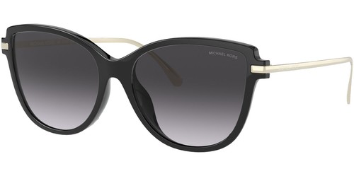 Michael Kors Sorrento Womens Black Cat Eye Sunglasses - MK2130U 33328G 56