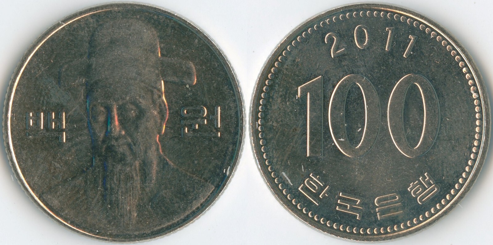 100ウォン硬貨 2011 韓国 100 won coin 2011 Korea $_57.JPG?set_id=880000500F