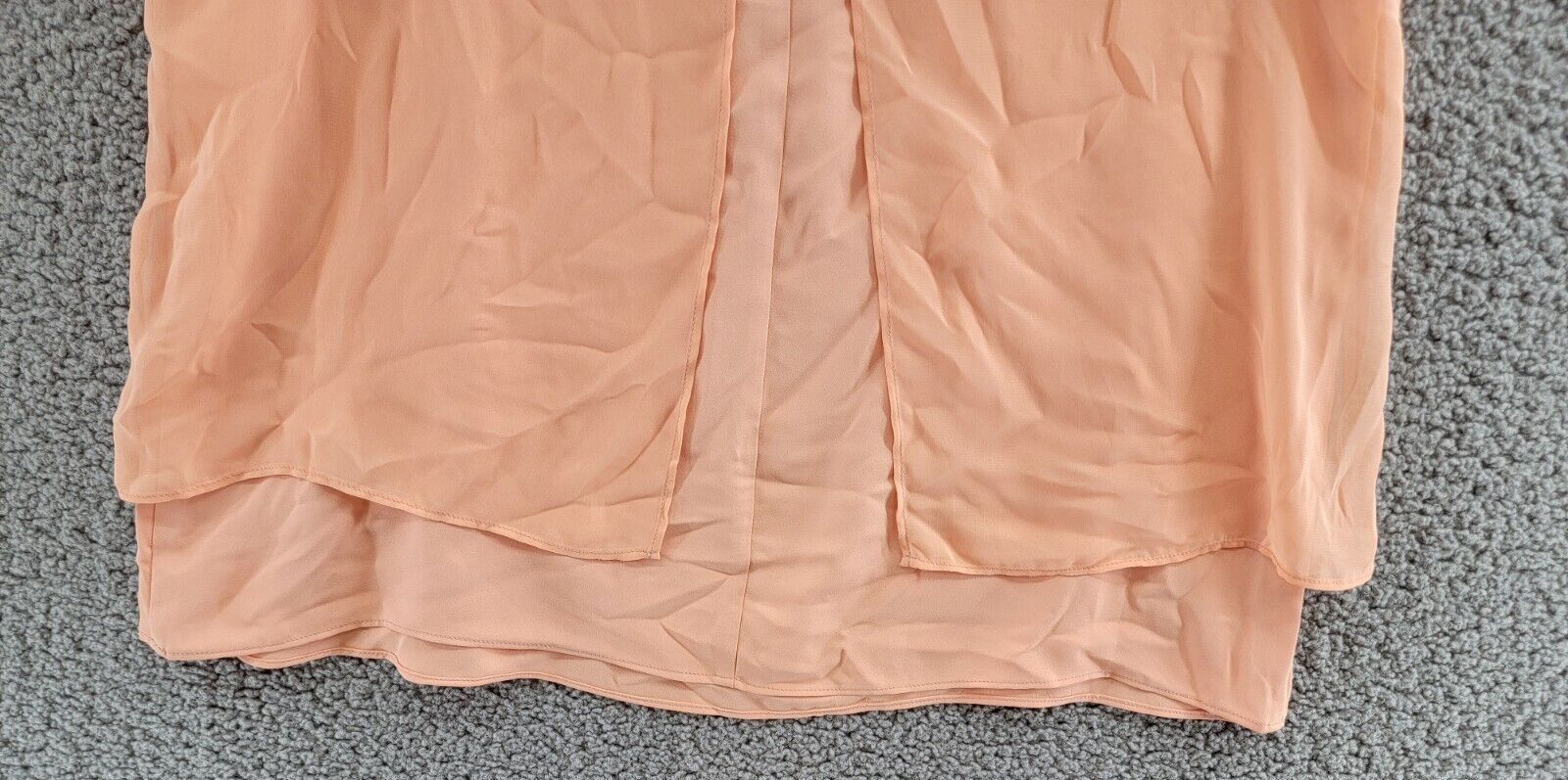 Anne Klein Double-Layer Tank Top Women's S Pink Round Neck Back Button Closure - Picture 10 of 16