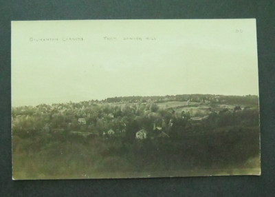 Gilmanton Corners From Sawyer Hill NH RPPC
