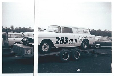 1960s Drag Racing-1955 Chevy Nomad C/Gas Supercharged-''The TASMANIAN Monster''