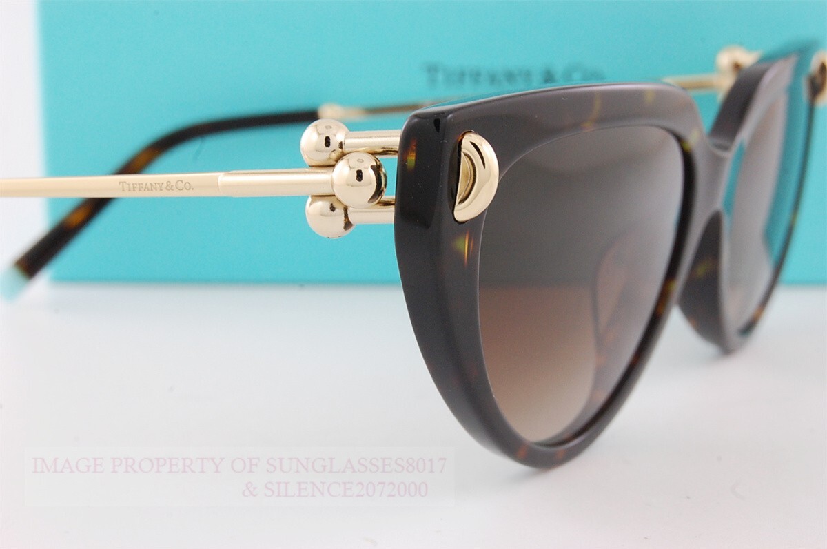 Pre-owned Tiffany & Co Brand . Sunglasses Tf 4195f 80153b Havana/gradient Brown Women
