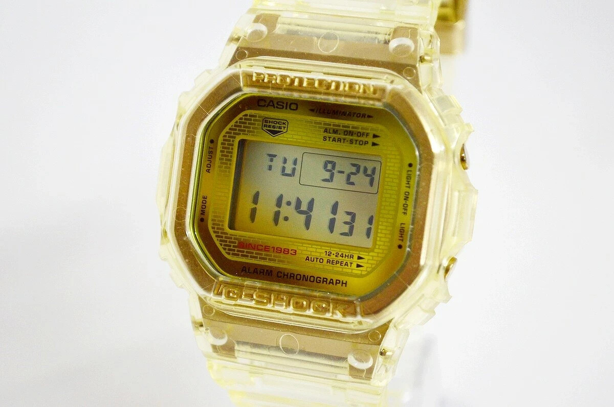 G-SHOCK DW-5035E-7JR 35周年 G-Shock Glacier Gold | DW-5035E-7ER | DW-5035E-7JR