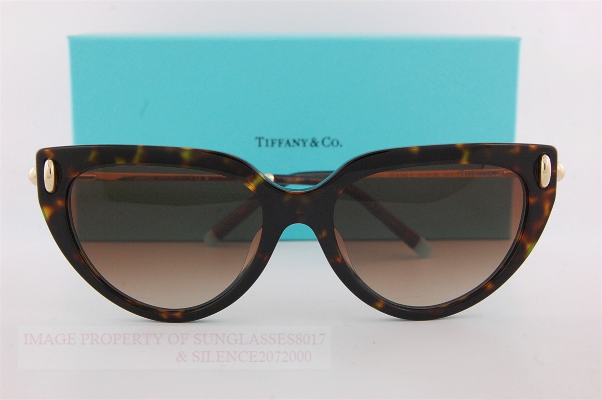 Pre-owned Tiffany & Co Brand . Sunglasses Tf 4195f 80153b Havana/gradient Brown Women