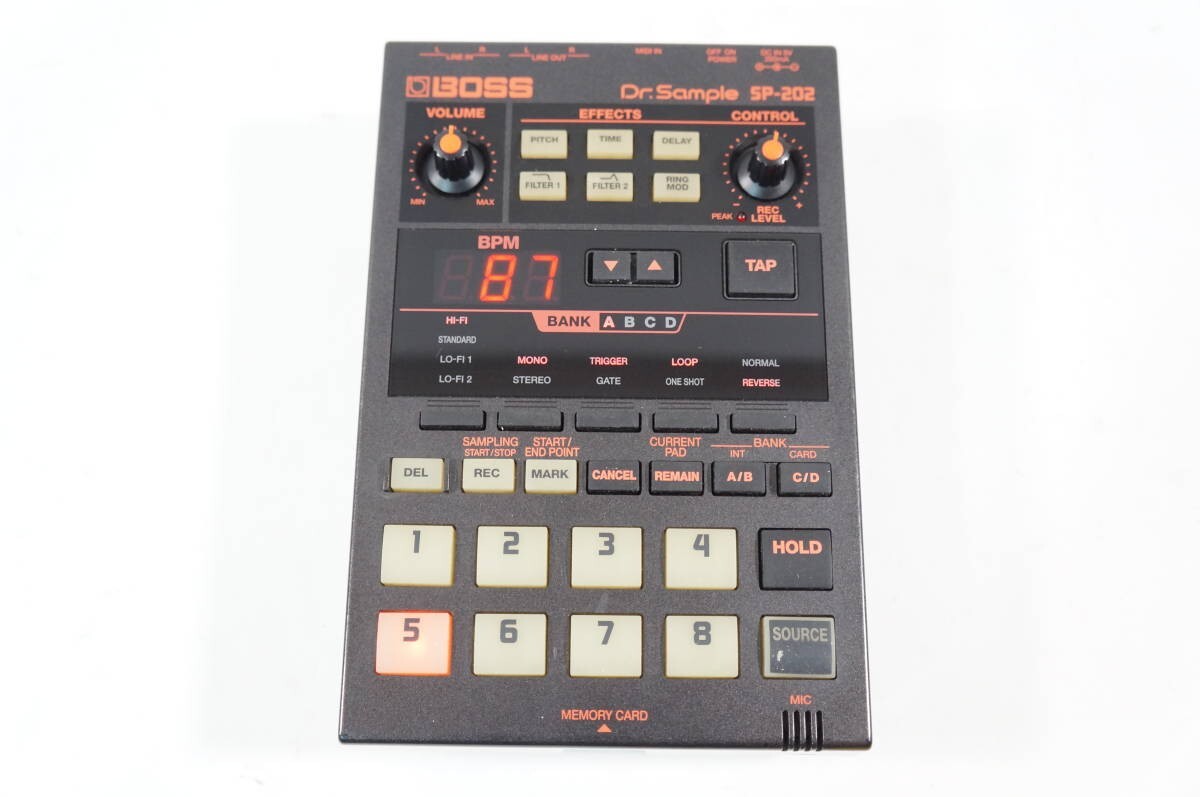 BOSS SP-202 Dr. Sample Sampler Lo-Fi Boss Drum Machine Good