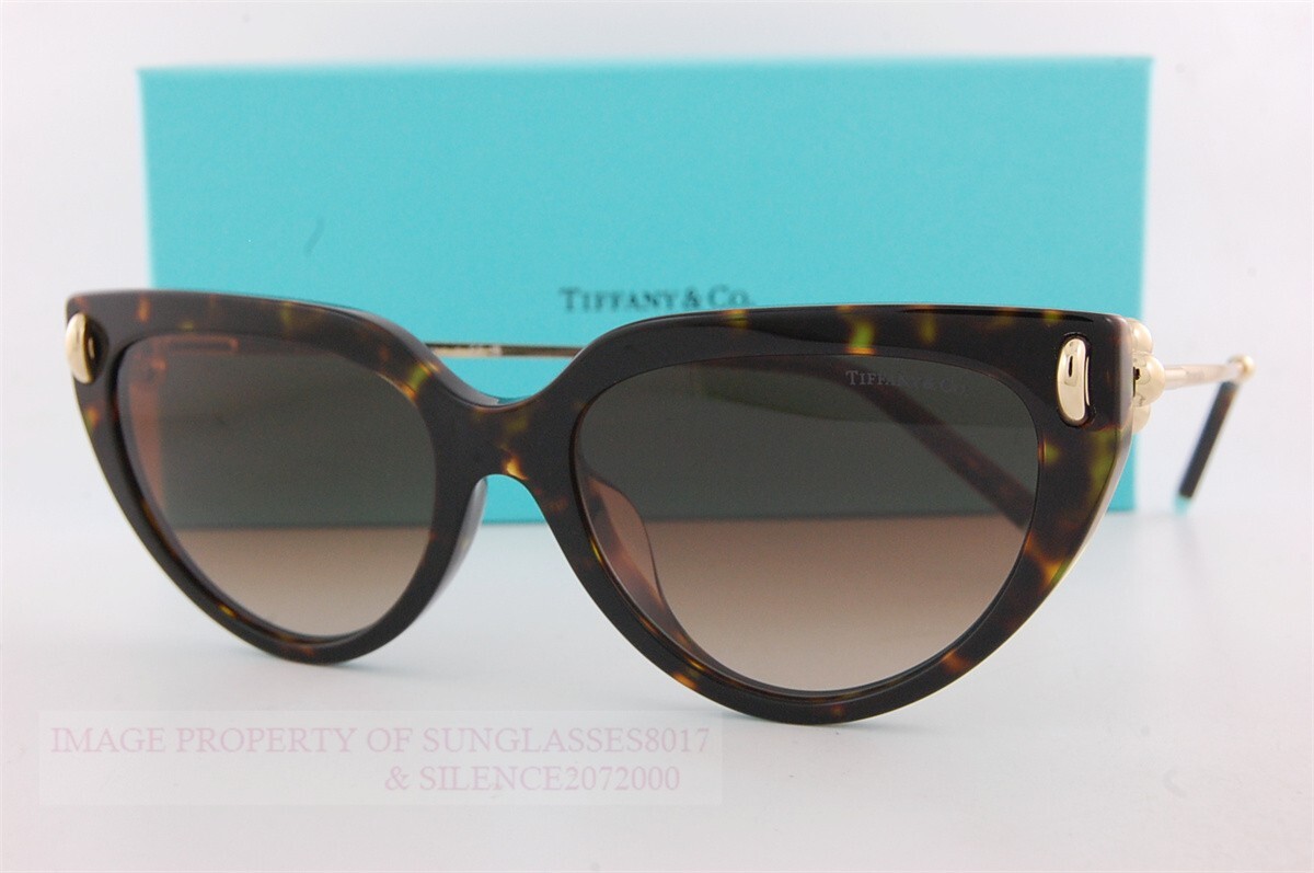 Pre-owned Tiffany & Co Brand . Sunglasses Tf 4195f 80153b Havana/gradient Brown Women