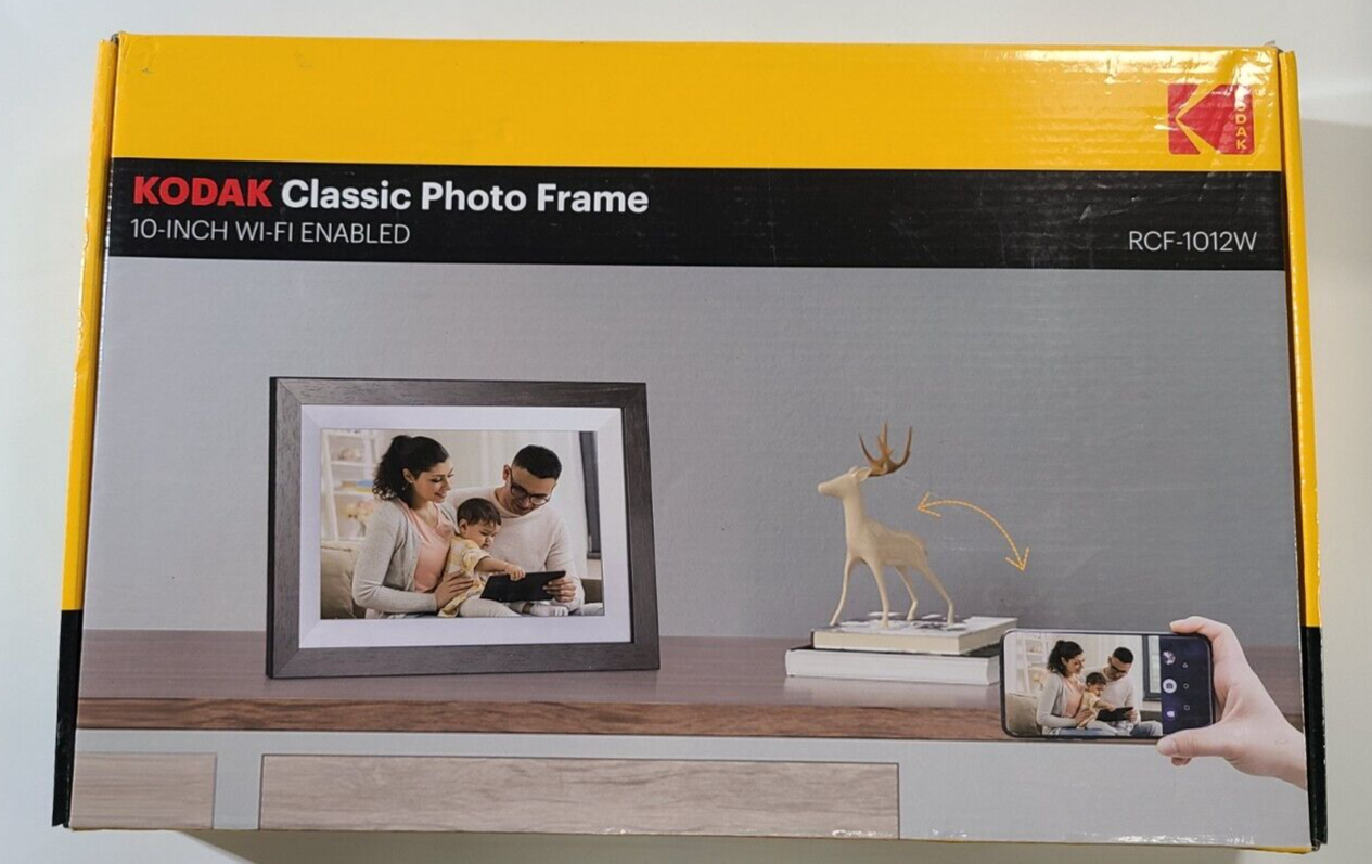 新品同様 KODAK CLASSIC PHOTO FRAME RCF-1012W KODAK RCF-1012W Digital Photo Frame – Lau (International