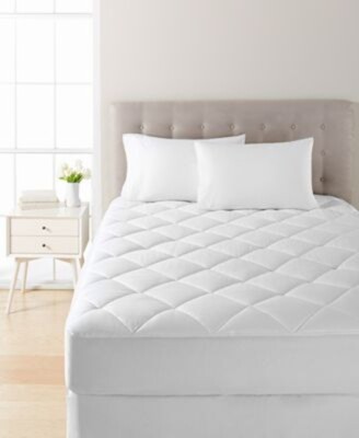 New Martha Stewart Collection Waterproof Full Mattress Pad White Full