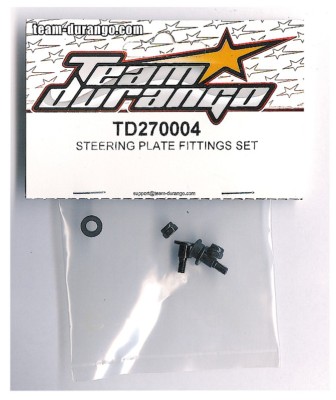 RC Team Durango TD270004 Steering Plate Fitting Hardware DNX408v2 DEX408 DNX408T