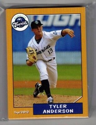 2012  ASHEVILLE TOURISTS TEAM SET MINOR LGE COMPLETE  TREVOR STORY