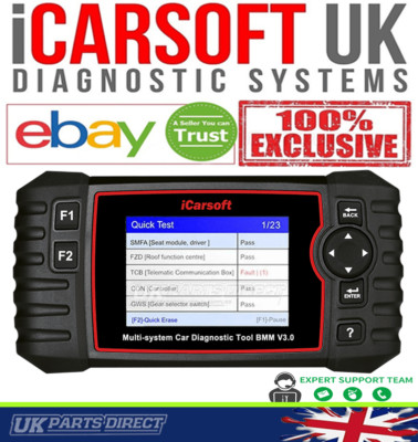 iCarsoft BMM V3.0 - For BMW Professional Diagnostic Scan Tool - Official Outlet
