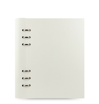 Filofax Clipbook Classic A5 Notebook White - 023610