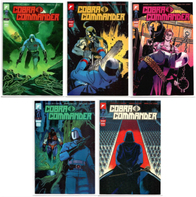Cobra Commander #1 2 3 4 5 MAIN Cover A COMPLETE Set Lot 2023 2024