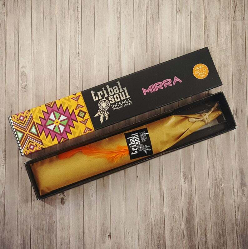 Download Tribal Soul Myrrh - Mirra Incense Sticks : 15 Gram Box ...