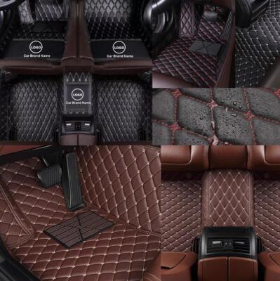 For Tesla-3-S-X-Y 2012-2024 Car Floor Mats Waterproof Luxury Custom Front Rear