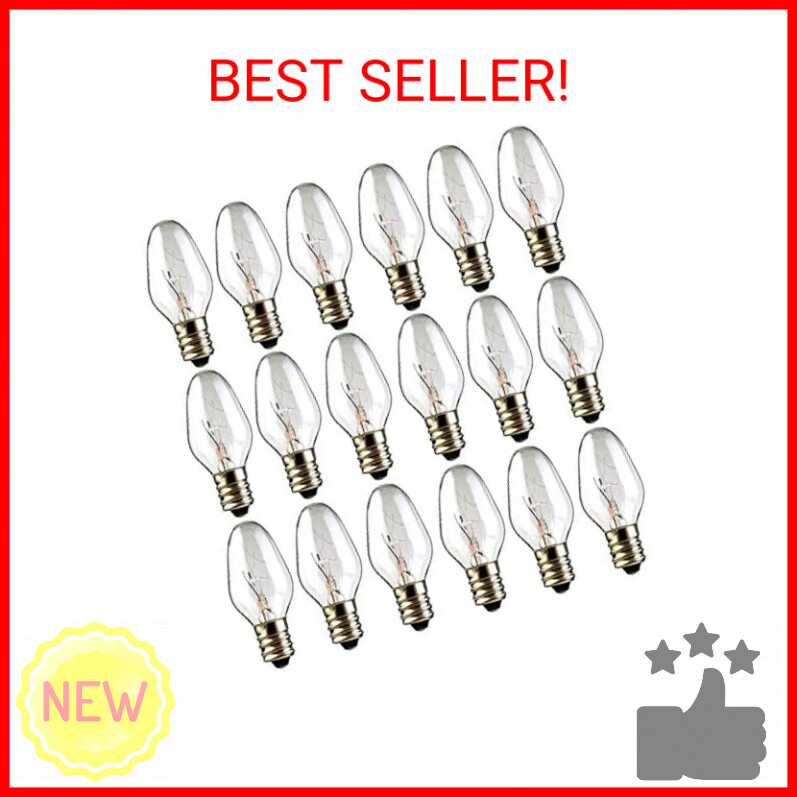 Wax Warmer Bulb - Salt Lamp Bulb, 15W Light Bulb for Plug-in Nightlight & Candle