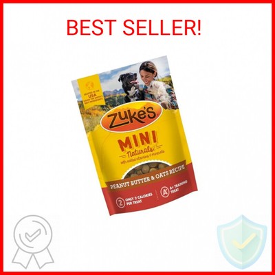 Zuke's Mini Naturals Training Dog Treats Peanut Butter and Oats Recipe - 16 Oz B