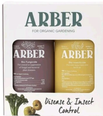 ARBER Disease & Insect Control For Organic Gardening Bio Fungicide & Insecticide