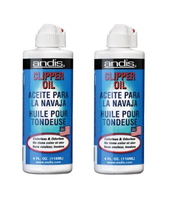 2-ANDIS Lubricating CLIPPER BLADE &Shear OIL LUBE*Also For Oster,Wahl,Geib,Moser