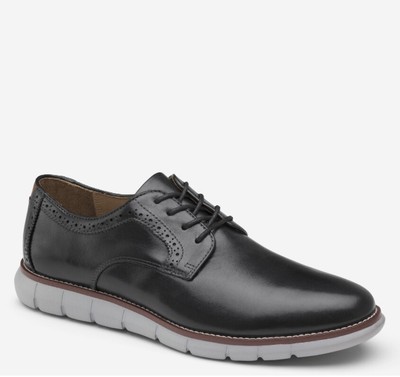 

Мужские повседневные кожаные туфли Holden с простым носком Johnston - Murphy — новинка, Balck full grain, Holden Plain Toe