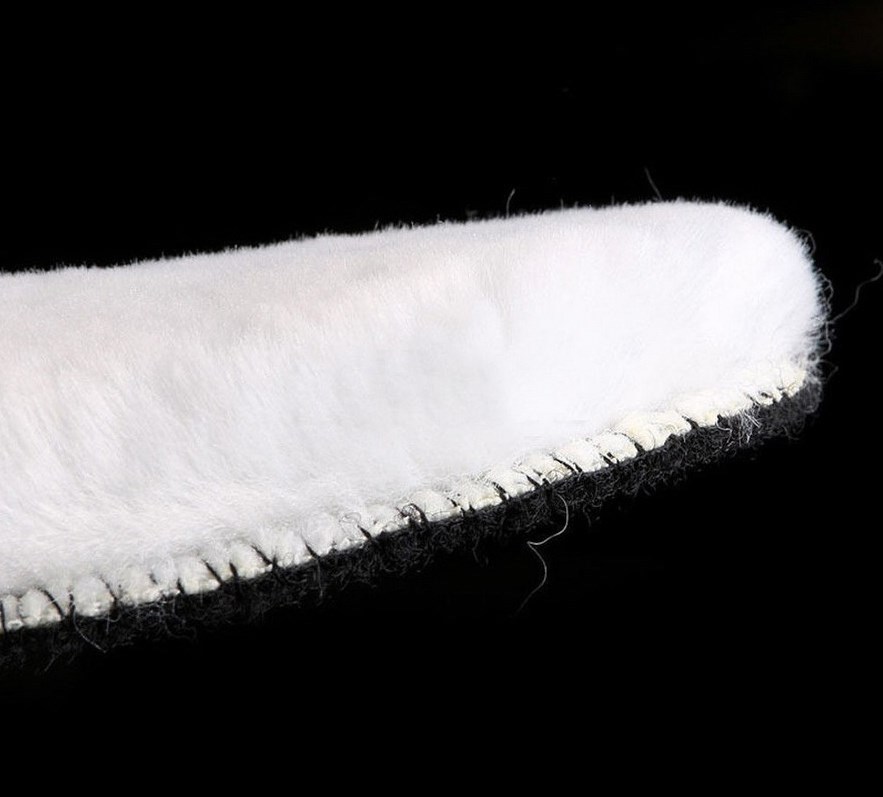 3pcs 3inch Hook & Loop Woolen Polishing Wheel Buffing Pad New for