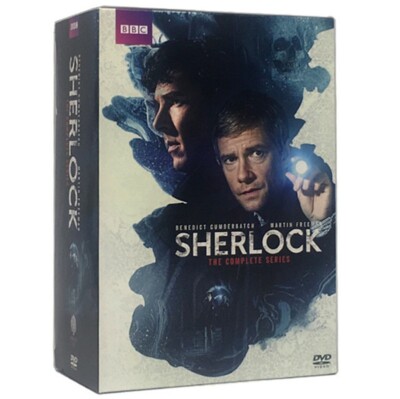 Sherlock: The Complete Series Seasons 1-4 & The Abominable Bride (DVD, 9-Disc)US