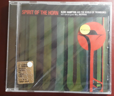 SLIDE HAMPTON FT. BILL WATROUS-SPIRIT OF THE HORN*CD BRAND NEW SEALED SIGILLATO