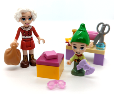 Lego Lot Friends Advent Minifigures Mrs Claus Elf Giftwrap