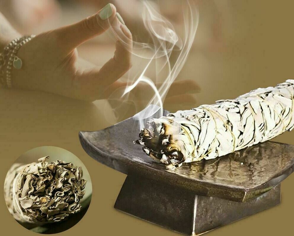 9 Pack: 4 WHITE SAGE SMUDGE STICKS  4"  +   5 PALO SANTO HOLY WOOD INCENSE STICK