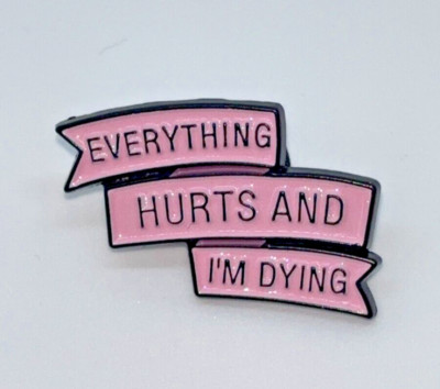 BUY 2 GET 1 FREE Funny Adulting Pins Sarcastic Millennial Gen Z Anxiety Meme Gif