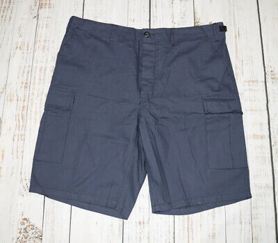 NWOT ROTHCO ULTRA FORCE BDU MENS NAVY BLUE COTTON RIP STOP CARGO SHORTS 35''-39'' 